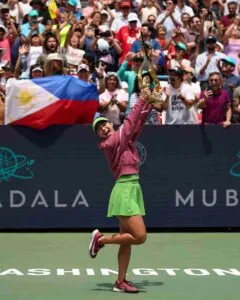 이알라 DC오픈 우승! 페굴라 꺾고 필리핀 첫 WTA 정상 | 경기 분석