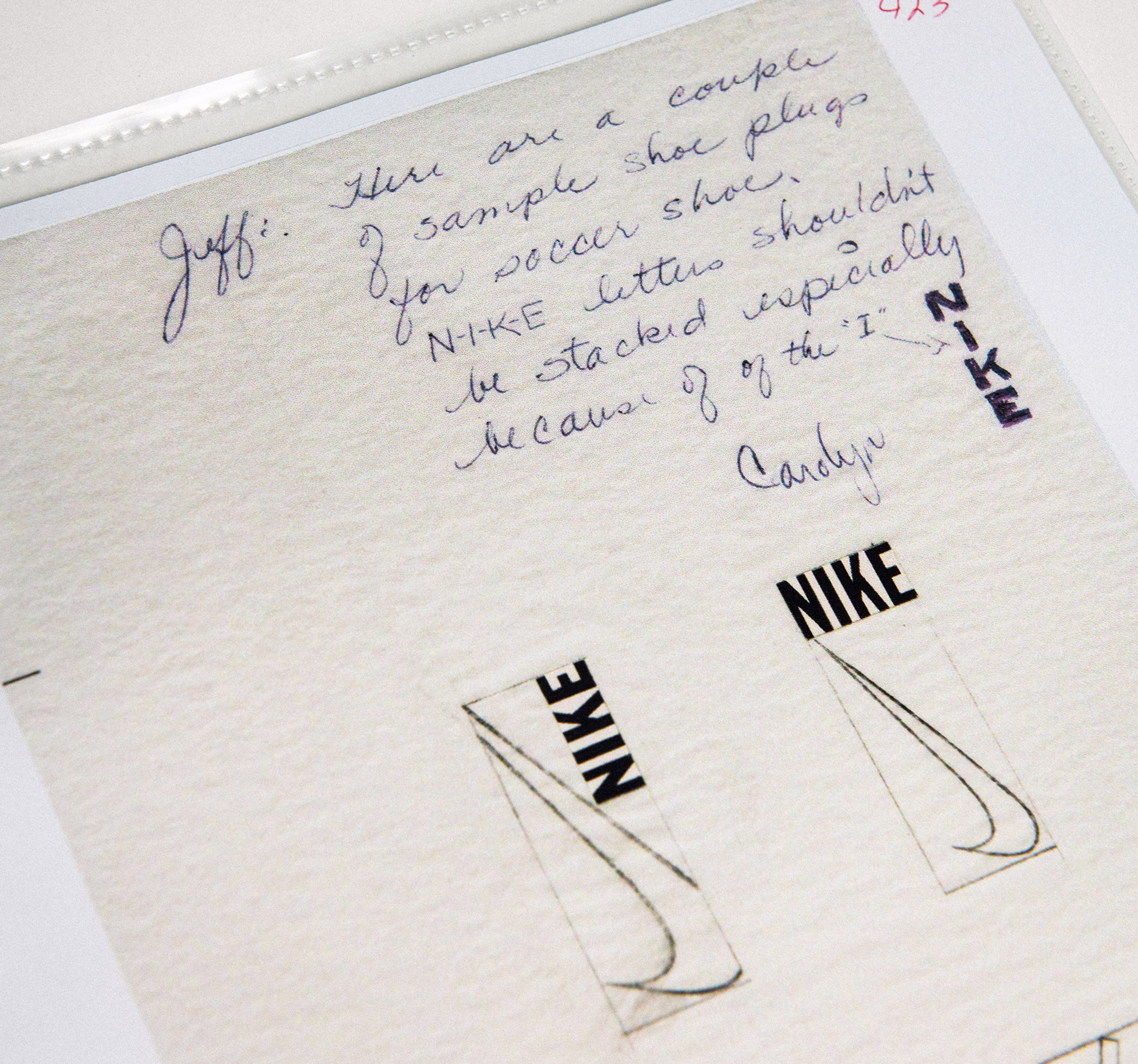 Nike Swoosh Carolyn Davidson DNA