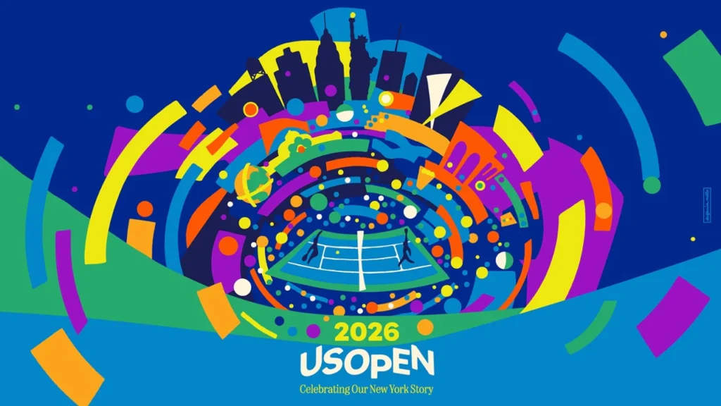 2026 US오픈 테니스 대회 테마 아트